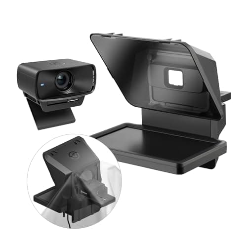Elgato Prompter Camera Set - Premium Teleprompter with Full HD Webcam, HDR Enabled, Perfect for Streaming, Presenting, Video Calls, Compatible with OBS, Zoom, Teams, and More, Works with PC/Mac