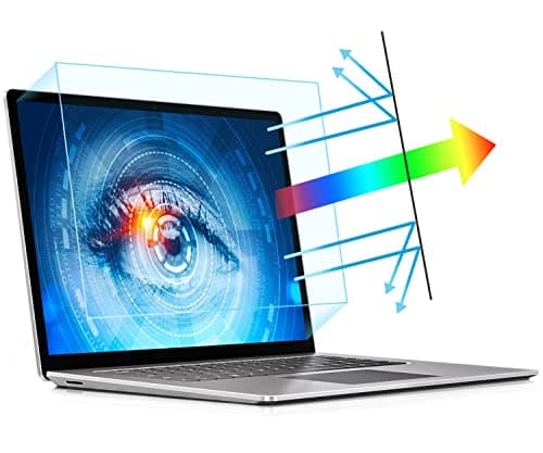 PYS 2 Pack Blue Light Screen Protector Laptop 15.6 Inch, Anti Glare Screen Protector for Laptop, Enhanced Anti Blue Light and Anti Glare, to Protect Your Eyes