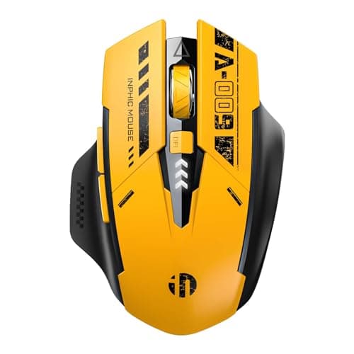 INPHIC A9 Wireless Gaming Mouse, Rechargeable, 12800 DPI, RGB light