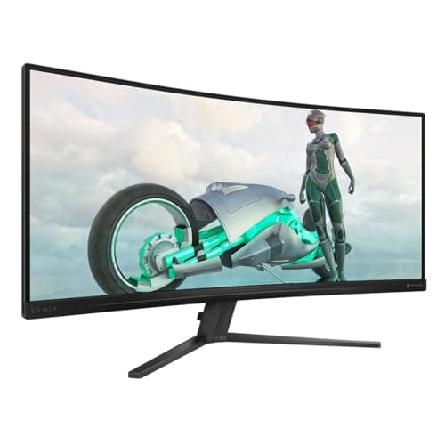 PHILIPS Evnia 34M2C3500L - 34 inch WQHD Curved Gaming monitor, 180 Hz, 0.5ms, FreeSync Premium, HDR10 (3440x1440, 2x HDMI, DisplayPort 1.4) dark grey