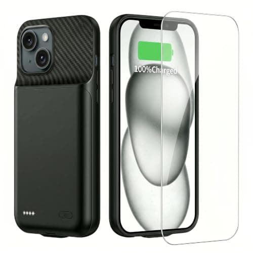 TAYUZH Battery Case for iPhone 15 Plus, 13800mAh, Black