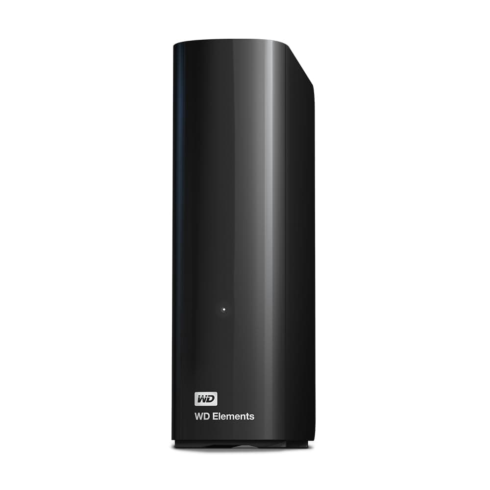 WD 16TB Elements External Hard Drive, Desktop HDD storage, USB 3.0 compatible, Fast Transfer rates, Easy add on storage for all your pictures, videos, music and documents, Black