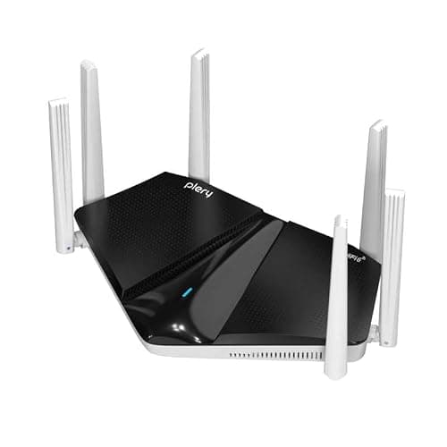 PLERY WiFi 6 AX3000 Dual Band Mesh Gaming Router for Home Broadband