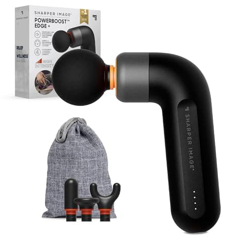 Sharper Image Power Percussion Move Edge Portable Lite - Black