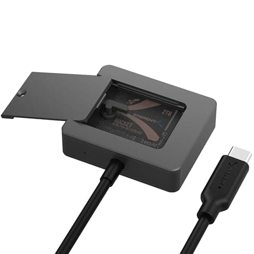 SABRENT USB-C Enclosure for M.2 2230 PCIe NVMe SSDs, High Transfer Speed 10Gbps, UASP and Trim Support, Compatible with Windows, macOS, Linux (EC-NE30)