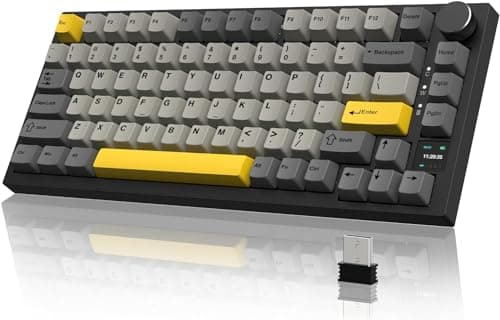 AJAZZ AK820PRO 75% Layout 81 Keys Wireless Mechanical Gaming Keyboard