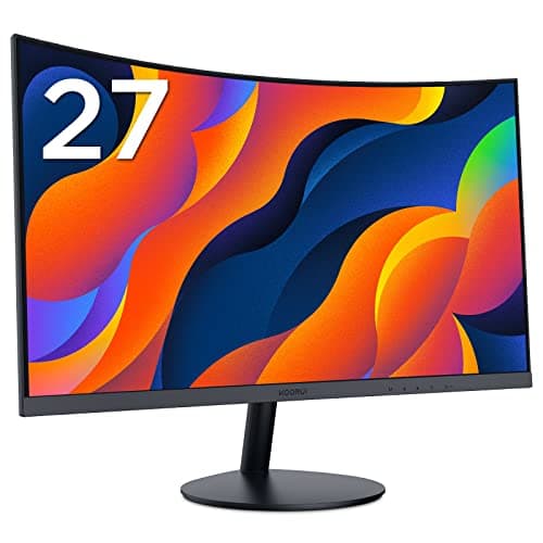 KOORUI 27 Inch Curved Computer Monitor, 144Hz, FHD 1080P, Eye Care, HDMI