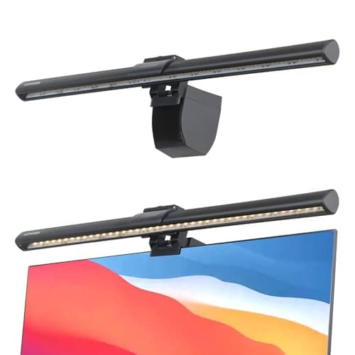 CATPOWER Computer Monitor Light Bar, LED Screen Light Bar for Workspace, Dimmable Monitor Lamp, Touch Control Monitor Lamp for Desk/Office/Home/Game, for Eye Caring