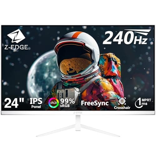 Z-Edge 24 Inch 240Hz Gaming Monitor 1ms IPS Full HD 1080P 99% sRGB HDMI DP