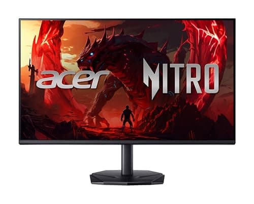 acer Nitro KG242YG 24 inch Full HD (1920 x 1080) Gaming Monitor - 120Hz, 1ms, IPS Panel, Adaptive Sync, 99% sRGB, Speakers, HDMI, VGA