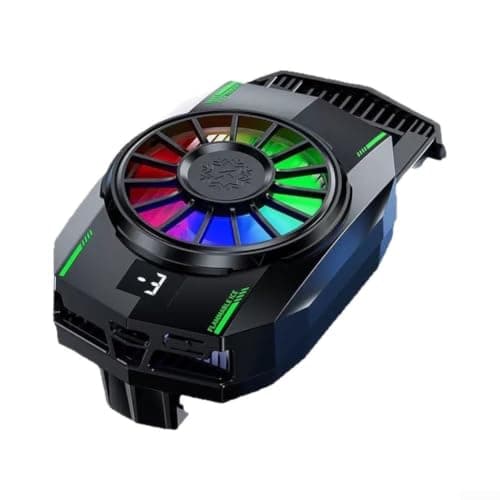 Rechargeable Phone Cooler Gaming Fan LED Light TypeC