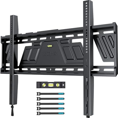 BONTEC Heavy Duty TV Wall Bracket for 43-100 Inch TVs, Fixed Mount, 100 kg
