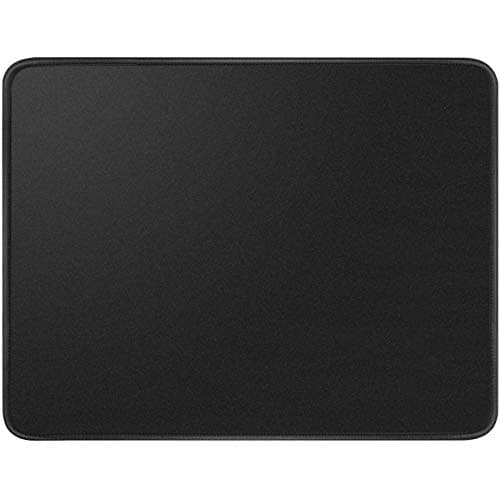 Kriture Mouse Pad with Stitched Edge, Non-Slip Rubber Base, Premium-Textured and Waterproof Mousepad for Computers, Laptop, Office and Home, 260x210x3mm, Black