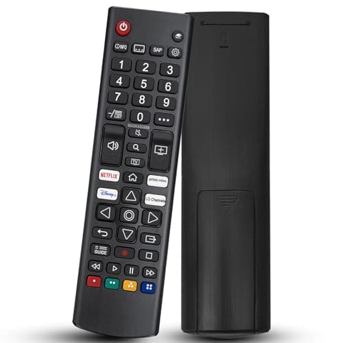 Universal Remote for LG TV Remote Control (All Models) Compatible with All L G LED OLED LCD UHD HDTV HDR Webos 4K 8K Smart TV with Netflix,Video,L G Channels Button,Disney Plus