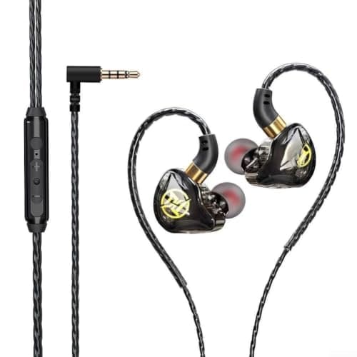 Wired Gaming Earbuds with Mic for Xbox for ps5 PC Mobile - for HiFi Deep Bass in-Ear Headphones 3.5mm Jack(Black 3.5mm)