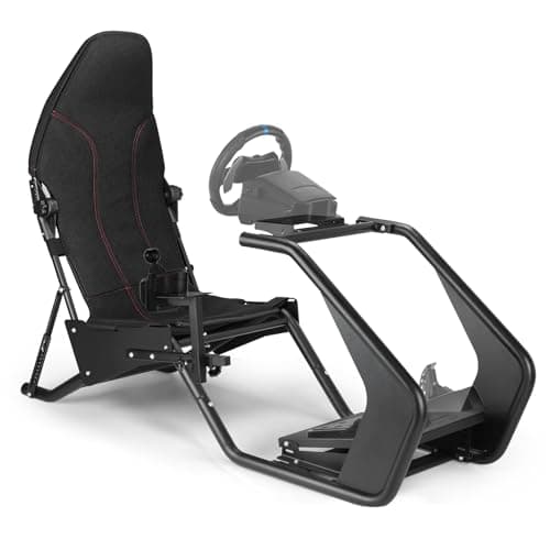 DIWANGUS Racing Simulator Cockpit, Sim Race Cockpit with Adjustable Seat & Shifter Mount, Sports Car Gaming Cockpit Style Design for Logitech G29/G920/G923, Thrustmaster for PS5 PS4 Xbox Accessories