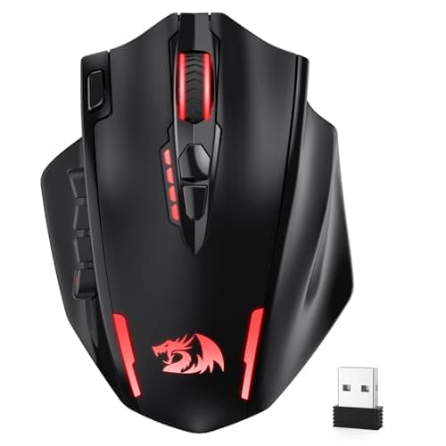 Redragon M913 MAX Wireless MMO Gaming Mouse 26000 DPI Remapping Keys