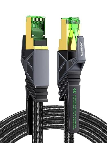 UGREEN Gaming Ethernet Cable, Cat 8 40Gbps Braided RJ45 LAN