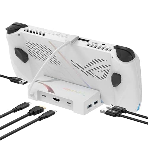 SABRENT ROG Ally Docking Station, 6-Port USB-C, 4K HDMI, Turbo Mode