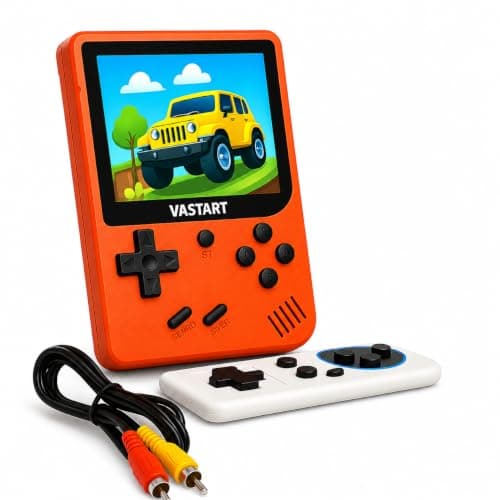Retro Handheld Gaming Console with 400+ ClassicGames | 3.0-Inch LCD Screen | Rechargeable Battery | Portable Video Game Player with TV Output | Fun Gift for (Ages 14+) & Adults(Multi Color)