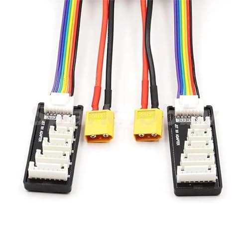 SPARKHOBBY XT60/XT30/JST/T-plug Balance Charger Extension Cable and 2-6S Extension Board for HOTA D6 D6PRO D6+ Smart Charger RC (2PCS XT60 2PCS Board)