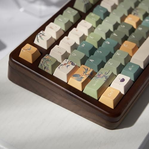152 Keys Green Keycaps PBT Dye Sub Cherry Profile Keycaps Set