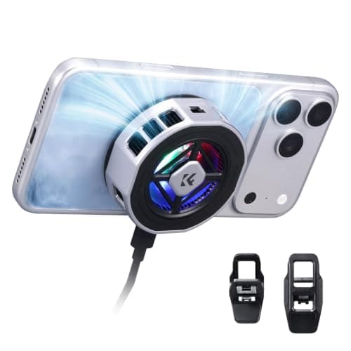 K&F CONCEPT Magnetic Phone Cooler with Aluminium Faceplate & Mount Adapter