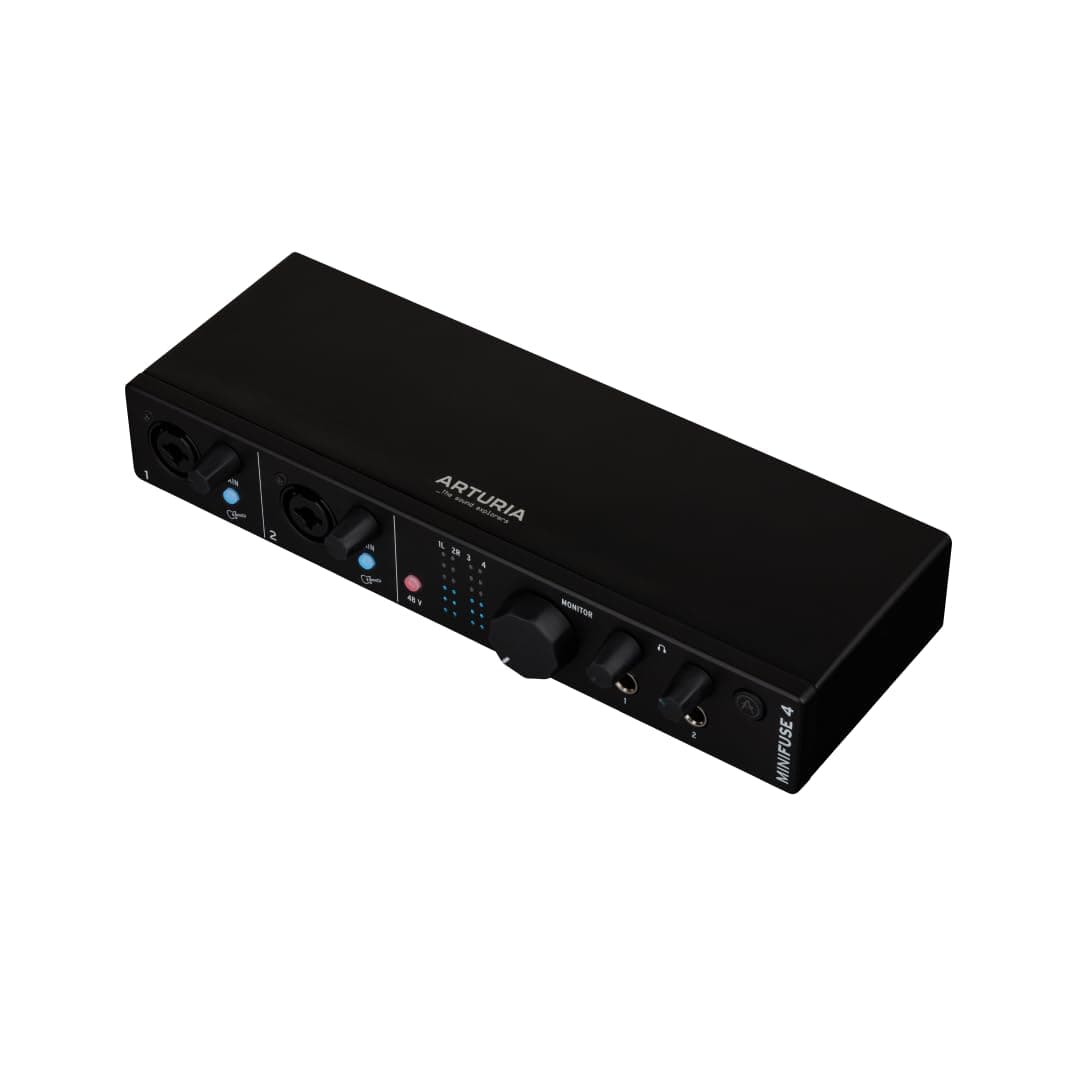 Arturia MiniFuse 4 Black USB-Audio Interface - USB Interface