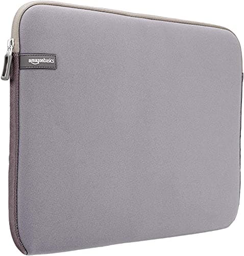 Amazon Basics 15.6 inch Laptop Sleeve Case - Grey