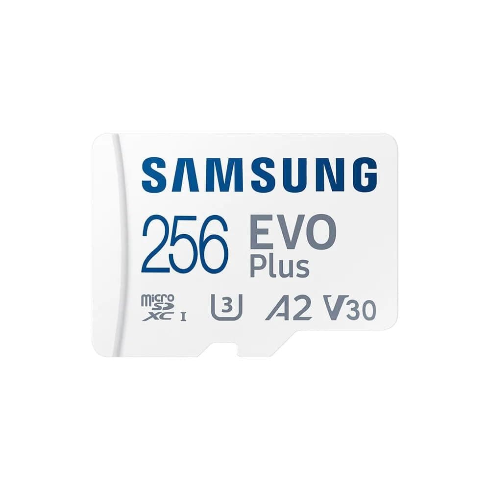 Samsung EVO Plus 256GB MicroSDXC Card UHS-I U3 with SD Adapter