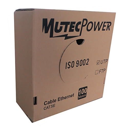 MutecPower CAT5E Indoor Ethernet RJ45 300M CCA Internet Router Web Networking Patch Lead LAN Cable 1000ft
