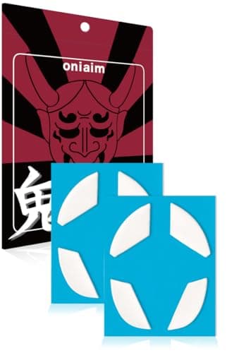 鬼エイム ONIAIM PTFE Speed-Type Gaming Mouse Skates for FinalMouse Starlight-12 — Wireless Gaming Mouse Feet, Super Round-Edge Finish, Pro esports Spec