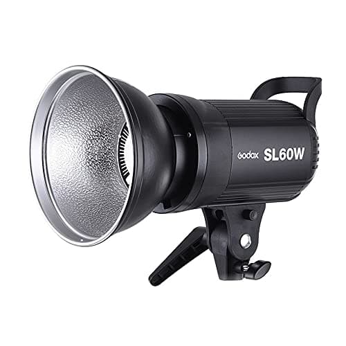 Godox SL-60W 60WS 5600±300K White Version Video Light | Wireless Control Continuous on Photography Studio Light (SL-60W)