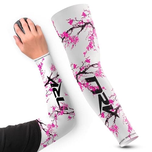 NRV Sakura Edition Gaming Compression Cuff - Enhanced Esports Performance with Japanese Style - Professionally Designed - Durable, Breathable & Friction Free, Pink, XL