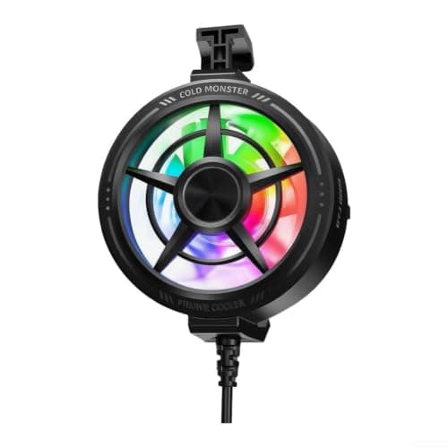 Linhexis Fast Cooling Phone Fan, Efficient Game Cooler Back-Clip Radiator
