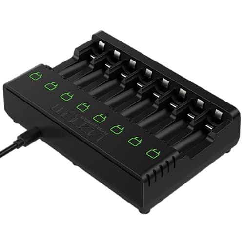 Venom Power Rechargeable AA/AAA Battery 8-Way Charging Dock