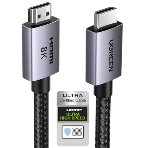 UGREEN HDMI 2.1 Cable Certified 10K 8K 4K@240/144/120Hz eARC Dolby Atmos,2M