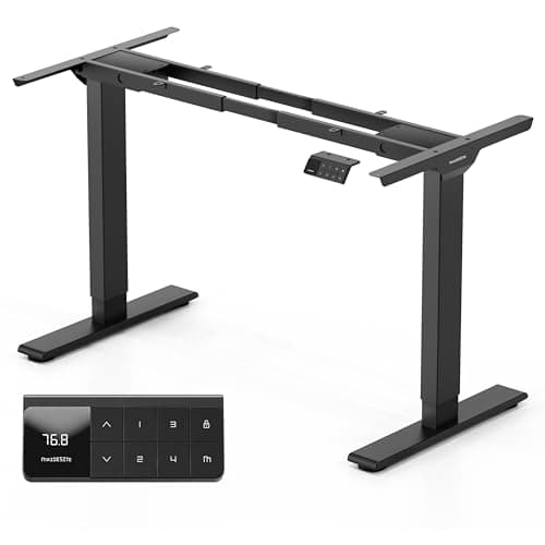 MAIDeSITe T2 Standing Desk Frame Dual Motor, Electric Desk Legs