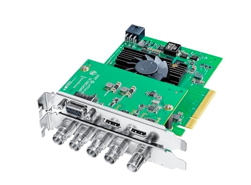 Blackmagic Design DeckLink 8K Pro G2 PCIe Capture and Playback Card, Up to 8Kp60, 4 Channel 12G-SDI, HDMI 2.1 (BDLKHCPRO8K12GG2)