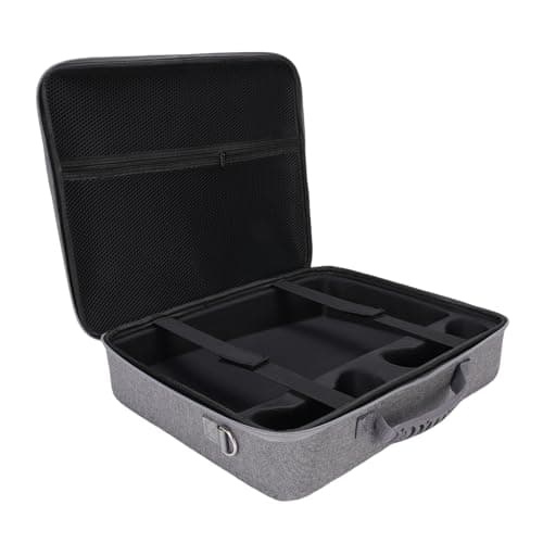 Durable Gaming Console Protective Bag Shockproof Travel Carrying Case for Gamers Scratch Proof Fit for Slim Console (Gray)