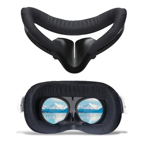 Compatible with VR Oculus Quest 2 Accessories Breathable Foam Face Pad