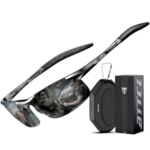 ATTCL 25g Polarised Sunglasses Mens Sports UV400 Protection AL-MG Metal