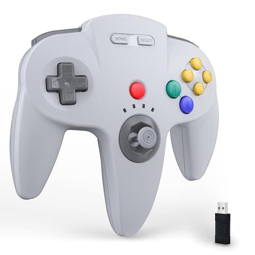 miadore Wireless N64 Switch Controller For Switch 1/2/Lite/OLED,Plug & Play