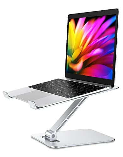 Babacom Laptop Stand, Ergonomic Foldable Computer Stand Adjustable Height