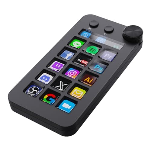 ActionRing Streaming Deck,Macro pad/Calculator/Numeric Keypad Three Modes