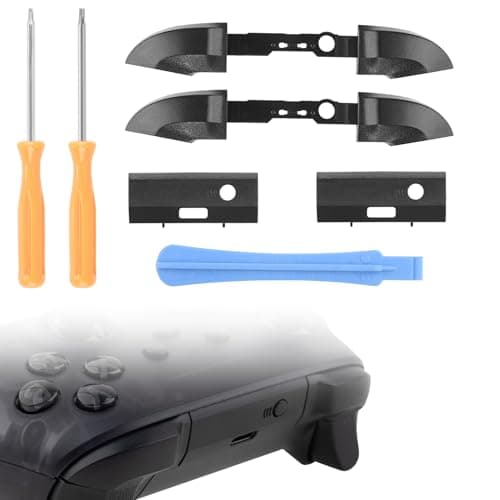 OIHCAZ Controller Bumper Replacement for Xbox Series X/S, 2 Set Controller Repair Kit for Xbox Replacement LB RB Bumpers with T8 T6 Screwdriver Controller Bumper Set for Xbox