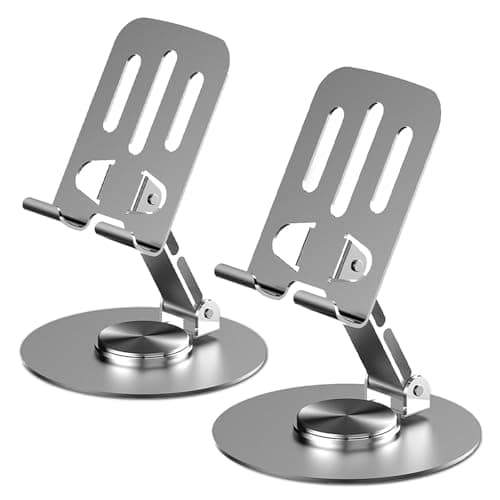 XunyLyee 2 Pack Phone Stand, Adjustable Phone Holder Stand For Desk Desktop