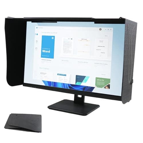 Screen Sun Visor, Adjustable Monitor Cover for 24-32 Inch (41-71 cm)