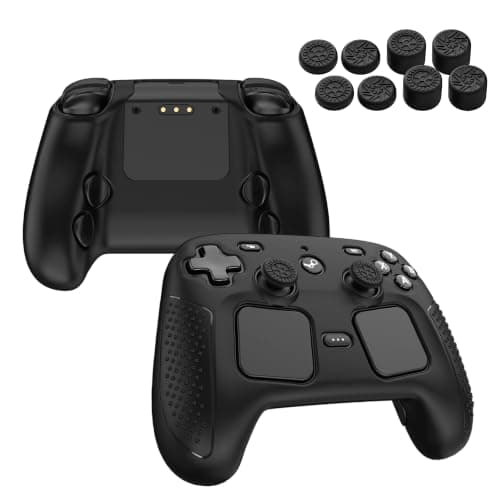 NEWZEROL Silicone Case for Steam Controller 2026/Controller 2, Black