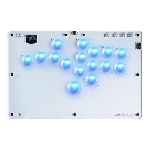 Haute42 R16 Leverless Arcade Stick, Hot-Swap 16-Key Fighting Controller